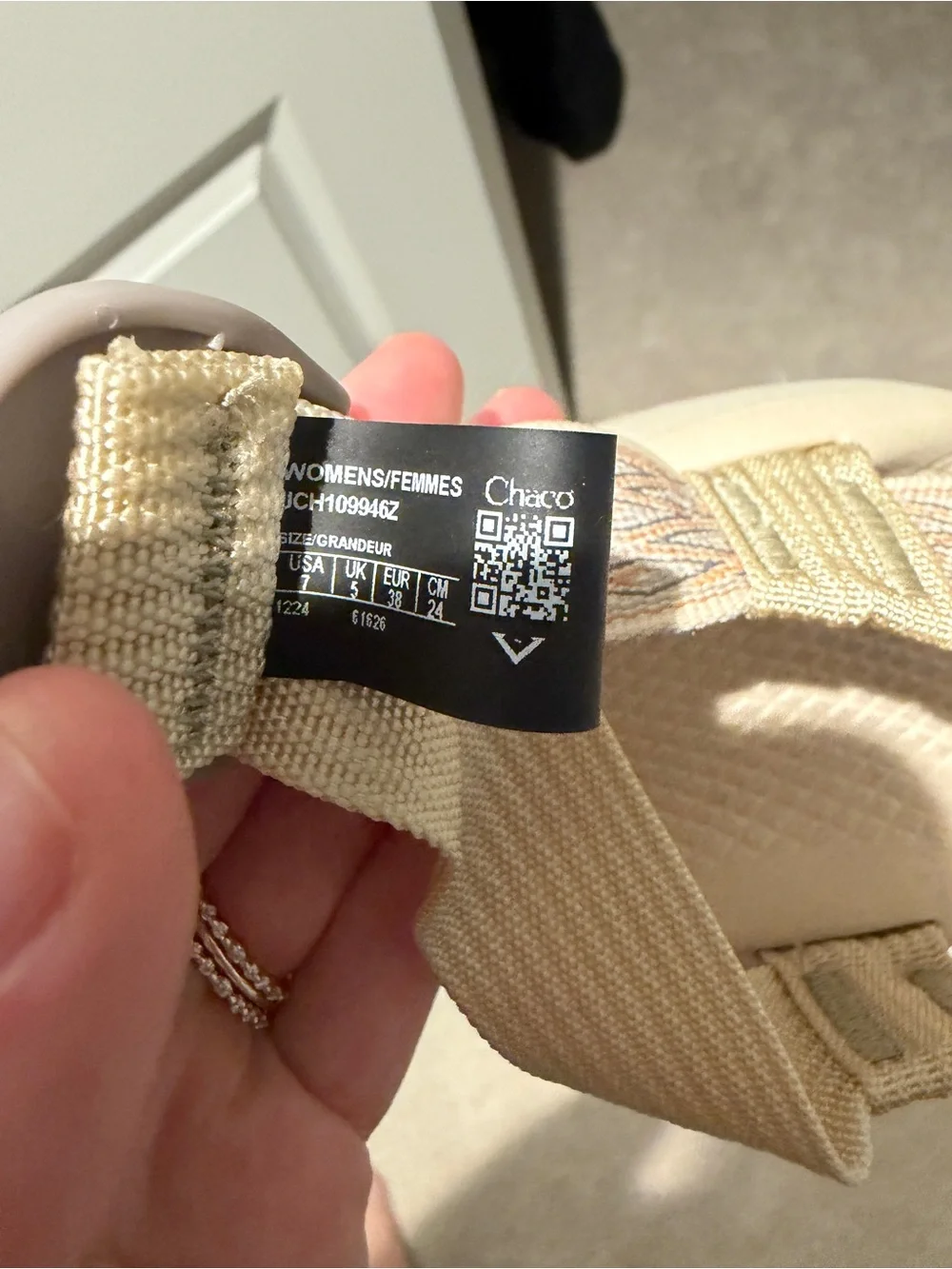 Chaco Women’s Mega Z/Cloud Sandals – Summit Khaki – Size 7